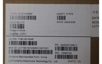 Lenovo 5CB1K95250 Tastatur inkl. Topcase schweiz L82XM AB NBL