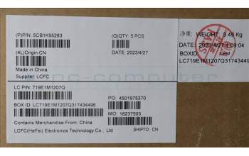 Lenovo 5CB1K95283 Tastatur inkl. Topcase spanisch L82XM ABFP BL