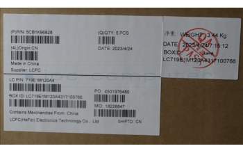 Lenovo 5CB1K96828 Tastatur inkl. Topcase deutsch L82XM AG NBL