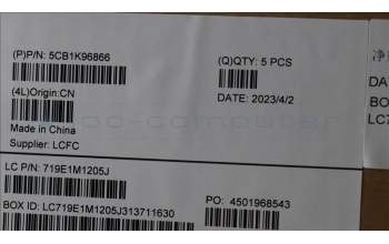 Lenovo 5CB1K96866 Tastatur inkl. Topcase ASM_NORDIC L82XM AGFPBL