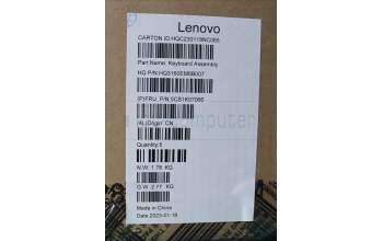 Lenovo 5CB1K97066 Tastatur inkl. Topcase ASM_UK H83ALARGY