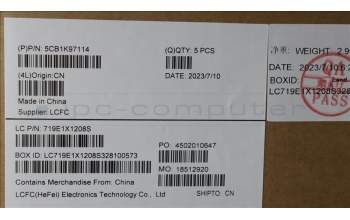 Lenovo 5CB1K97114 Tastatur inkl. Topcase ASM_FRA L82XL FP AB BL