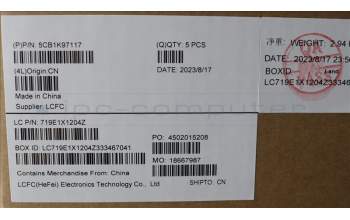 Lenovo 5CB1K97117 Tastatur inkl. Topcase deutsch L82XL FP AB BL