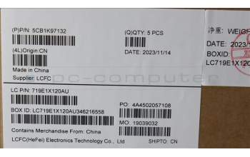 Lenovo 5CB1K97132 Tastatur inkl. Topcase schweiz L82XL FP AB BL