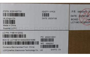 Lenovo 5CB1K97731 Tastatur inkl. Topcase ASM_BEL L82XL FP AG BL