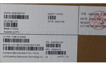 Lenovo 5CB1K97737 Tastatur inkl. Topcase ASM_FRA L82XL FP AG BL