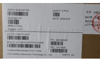 Lenovo 5CB1K97759 Tastatur inkl. Topcase ASM_UK L82XL FP AG BL