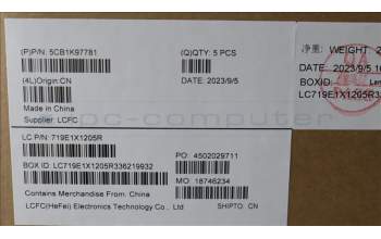 Lenovo 5CB1K97781 Tastatur inkl. Topcase ASM_NORDIC L82XLFPAGNBL