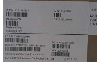 Lenovo 5CB1K97857 Tastatur inkl. Topcase ASM_BEL L82XL NFP AB BL