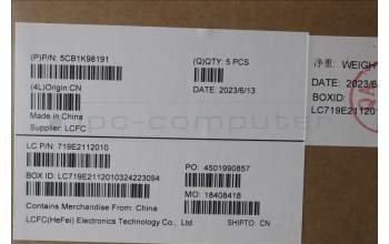 Lenovo 5CB1K98191 Tastatur inkl. Topcase schweiz L83AS A/G