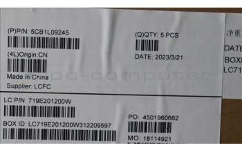 Lenovo 5CB1L09245 Tastatur inkl. Topcase ASM_BUL L82YU BK