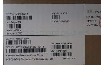 Lenovo 5CB1L09264 Tastatur inkl. Topcase ASM_POR L82YU BK