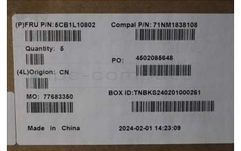 Lenovo 5CB1L10802 Tastatur inkl. Topcase_ENG C82XD FP CG BL AL