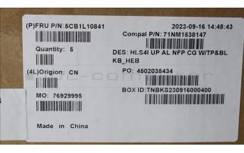 Lenovo 5CB1L10841 Tastatur inkl. Topcase_HBW C82XD NFP CG BL AL