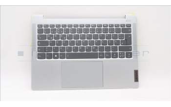 Lenovo 5CB1L10854 C-Cover with keyboard, German, Cloud Grey, Backlight, Non-Fingerprint, UK
