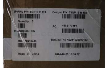 Lenovo 5CB1L11391 Tastatur inkl. Topcase_GRE C82XF NFP CG BL AL