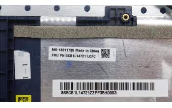 Lenovo 5CB1L14721 Tastatur inkl. Topcase ASM_BUL L82XR FP AB BL