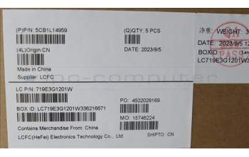 Lenovo 5CB1L14959 Tastatur inkl. Topcase ASM_BEL L82XR NFP AG BL