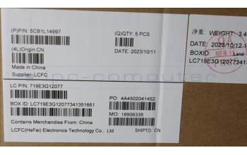 Lenovo 5CB1L14997 Tastatur inkl. Topcase ASM_ITA L82XR NFP AGNBL