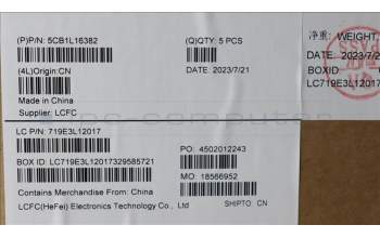 Lenovo 5CB1L16382 Tastatur inkl. Topcase deutsch L82XQ AB BL