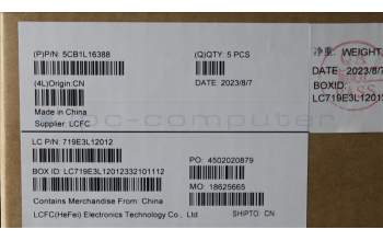 Lenovo 5CB1L16388 Tastatur inkl. Topcase ASM_ITA L82XQ AB BL