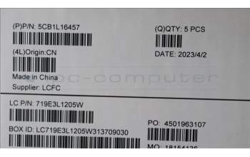 Lenovo 5CB1L16457 Tastatur inkl. Topcase ASM_SLV L82XQ AB NBL