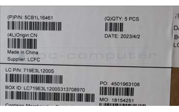 Lenovo 5CB1L16461 Tastatur inkl. Topcase ASM_BUL L82XQ AB NBL