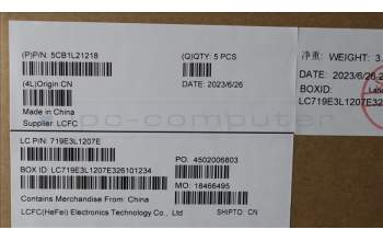 Lenovo 5CB1L21218 Tastatur inkl. Topcase ASM_UK L82XQ ABFP BL