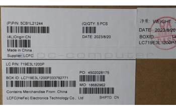 Lenovo 5CB1L21244 Tastatur inkl. Topcase schweiz L82XQ ABFP NBL