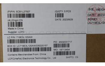 Lenovo 5CB1L27507 Tastatur inkl. Topcase ASM_FRA L82XQ AG BL