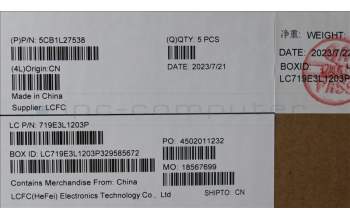 Lenovo 5CB1L27538 Tastatur inkl. Topcase ASM_POR L82XQ AG NBL