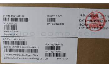 Lenovo 5CB1L28186 Tastatur inkl. Topcase ASM_CZE/SLK L82XQAGFPBL