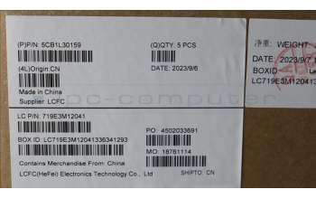 Lenovo 5CB1L30159 Tastatur inkl. Topcase ASM_FRA L82XN NFP AB