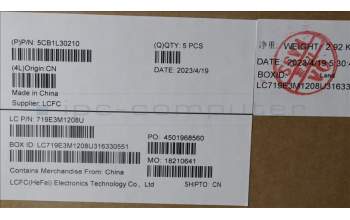 Lenovo 5CB1L30210 Tastatur inkl. Topcase ASM_ENG L82XN NFP AG