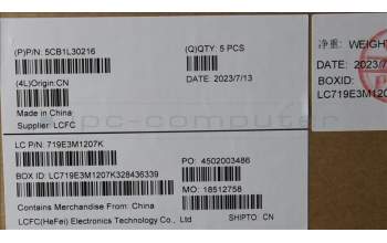 Lenovo 5CB1L30216 Tastatur inkl. Topcase ASM_POR L82XN NFP AG