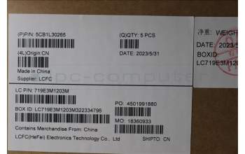 Lenovo 5CB1L30265 Tastatur inkl. Topcase ASM_ITA L82XN NFP AG BL