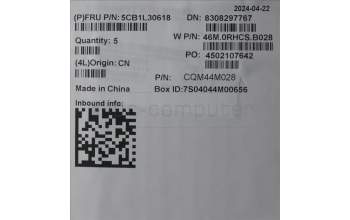 Lenovo 5CB1L30618 Tastatur inkl. Topcase schweiz W 82Y0 AB BL