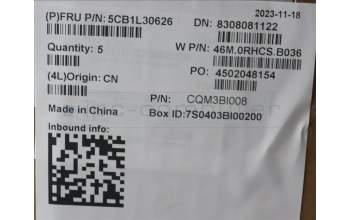 Lenovo 5CB1L30626 Tastatur inkl. Topcase ASM_UK W 82Y0 AB