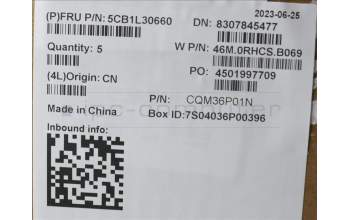 Lenovo 5CB1L30660 Tastatur inkl. Topcase ASM_ITA W 82Y0 AG BL