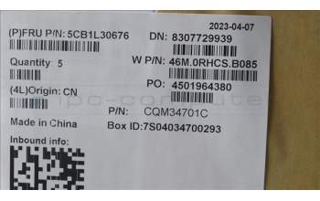 Lenovo 5CB1L30676 Tastatur inkl. Topcase ASM_HBW W 82Y0 AG BL