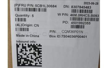 Lenovo 5CB1L30684 Tastatur inkl. Topcase ASM_CZE/SLK W82Y0 AGBL