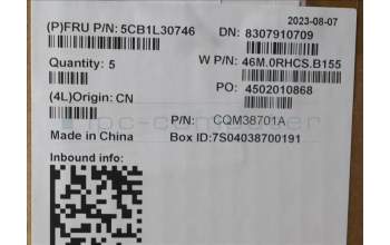 Lenovo 5CB1L30746 Tastatur inkl. Topcase ASM_EURO ENG W82Y0 SBBL