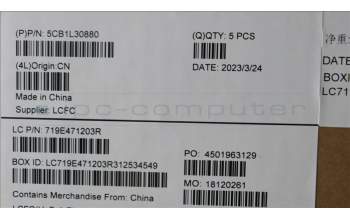 Lenovo 5CB1L30880 Tastatur inkl. Topcase schweiz L82WK ONGY RGB