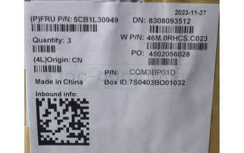 Lenovo 5CB1L30949 Tastatur inkl. Topcase ASM_BEL W 82Y1 AB