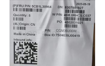 Lenovo 5CB1L30964 Tastatur inkl. Topcase spanisch W 82Y1 AG