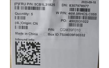 Lenovo 5CB1L31825 Tastatur inkl. Topcase ASM_BEL W 82Y1 AG