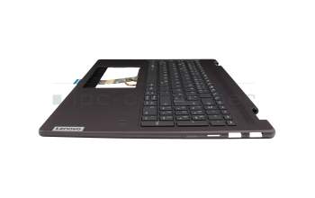 5CB1L31845 Original Lenovo Tastatur inkl. Topcase DE (deutsch) grau/grau mit Backlight