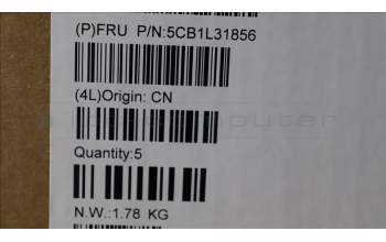 Lenovo 5CB1L31856 Tastatur inkl. Topcase ASM_UK H 82YN FP STGY