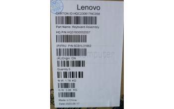 Lenovo 5CB1L31862 Tastatur inkl. Topcase ASM_BEL H 82YN FP STGY