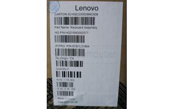 Lenovo 5CB1L31864 Tastatur inkl. Topcase ASM_FRA H 82YN FP STGY